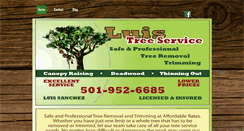 Desktop Screenshot of luistreeservicear.com